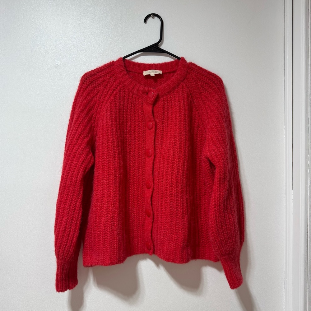 Sezane Emile Cardigan Red - Size XS